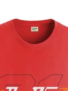 ADRO Men Graphic Printed Round Neck Cotton T-shirt