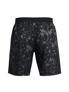 UNDER ARMOUR UA Launch Men Abstract Printed Mid Rise Sports Shorts