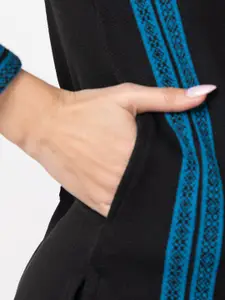 KEIKO Ethnic Motifs Woven Design Straight Acrylic Kurta