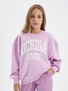 DeFacto Girls Printed Sweatshirt