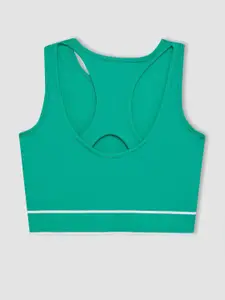 DeFacto Girls Solid Round Neck Top