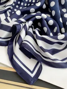 CrossKulture Women Polka Printed Poly Silken Scarf