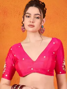 Sangria Floral Printed Saree