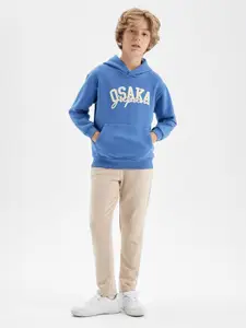 DeFacto Boys Printed Hooded Sweatshirt