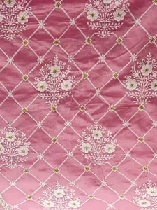 Ishin Ethnic Motifs Embroidered Sequinned Unstitched Dress Material