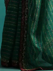 Sangria Printed Saree With Blouse Piece