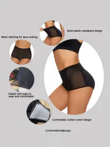 CareDone Women High Rise Breathable Padded ButtEnhancing Lifter Panty