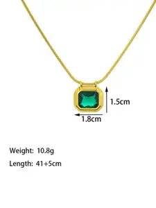 MYKI Gold-Plated Quirky Pendants with Chains