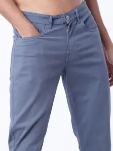 HIGHLANDER Men Tapered Fit Chinos Trousers