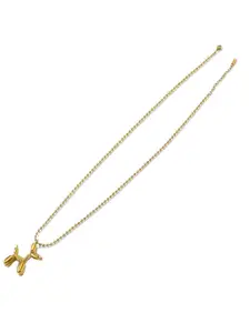 MYKI Rose Gold-Plated Quirky Pendants with Chains