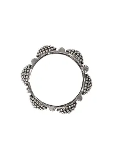 TEEJH Nayna Set Of 3 Oxidised Stacked Bangle Style Bracelets