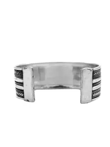 TEEJH Set Of 3 Miraaya Stacked Ghungroo-Charm Cuff Bracelets