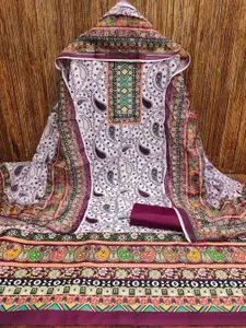 Ishin Paisley Printed Unstitched Dress Material