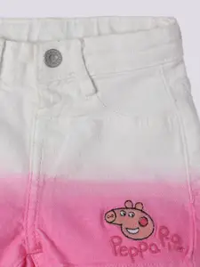 Juniors by Lifestyle Girls Woodstock Peppa Pigs Ombre Printed Shorts
