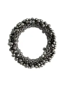 TEEJH Tithi Set Of 3 Oxidised Stacked Bangle Style Bracelets