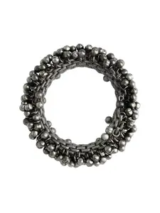 TEEJH Set Of 3 Tresha Stacked Oxidised Bracelets