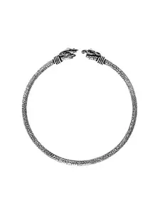 TEEJH Rupanshi Set Of 4 Oxidised Stacked Bangle Style Bracelets