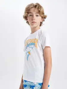 DeFacto Boys Printed T-shirt With Shorts