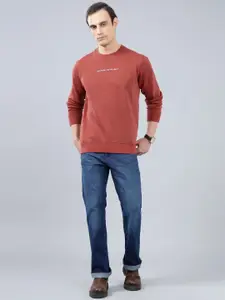 Cantabil Men Solid Round Neck Pullover Sweatshirt