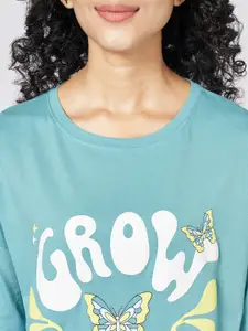 Dreamz by Pantaloons Women Printed Pure Cotton Nightdress