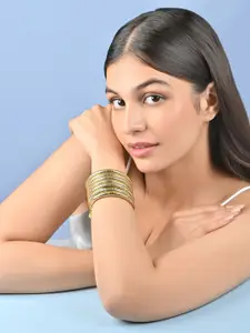 ToniQ Gold-Plated Spiral Wraparound Bracelet