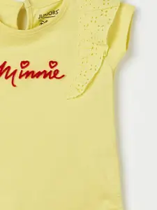 Juniors by Lifestyle Girls Pack Of 2 Typography Printed Round Neck Pure Cotton T-shirts