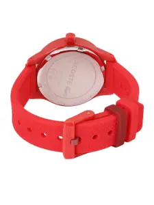 Lacoste Set of 2 His & Her L.12.12 Quartz Blue & Red Watches 2070016