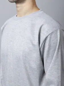 MACK JONNEY Pack of 2 Men Blue and Grey  Sweatshirt