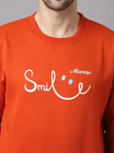 MACK JONNEY Men Pack of 2 Red and Pink Printed Sweatshirt