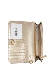 GUESS Women Printed PU Two Fold Wallet