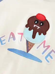 INCLUD Boys Printed Round Neck T-shirt With Shorts