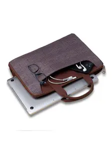 ZOUK Travancore Texture Men L-Zippered Laptop Sleeve