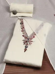 Biba Embroidered Pure Cotton Unstitched Dress Material