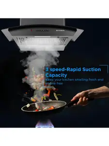 FABER Black Baffle Filter Kitchen Chimney