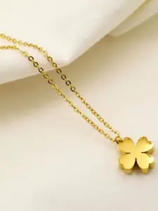 MYKI Outstanding Gold-Plated Stainless Steel Pendant With Chain