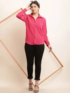 69 FASHION STREET Women Solid Standard Regular Fit Casual Shirt