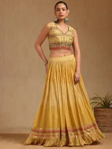 Soch Embroidered Sequinned Ready to Wear Lehenga & Blouse With Dupatta