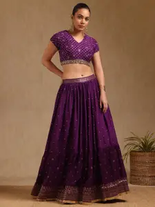 Soch Embroidered Sequinned Ready to Wear Lehenga & Blouse With Dupatta