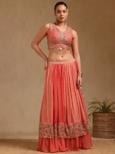 Soch Embroidered Sequinned Ready to Wear Lehenga & Blouse With Dupatta