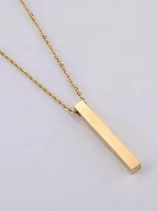 SALTY Stainless Steel Street Chic Pendant with Chain