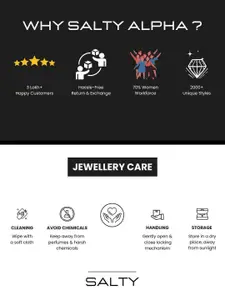 SALTY Stainless Steel Darling Heart Shaped Pendant With Chain