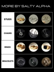 SALTY Stainless Steel Frosty Pendant With Chain