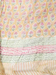 Meena Bazaar Floral Printed Unstitched Dress Material