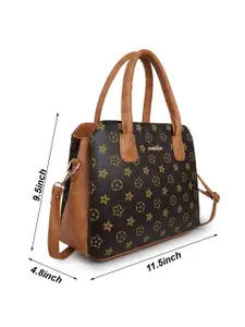 FOMMIL Printed Structured Satchel