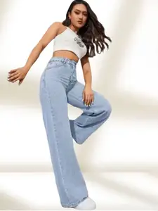 Metronaut Women Classic Mid-Rise Light Fade Jeans