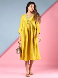 V-Mart Women Polka Dots Printed Kurta