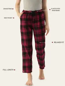 Kryptic Pack Of 2 Cotton Mid-Rise Lounge Pants