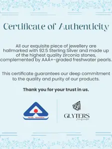 GLYTERS Sterling Silver Heart Shaped Lovelock & KeyLustr Duo Pendant