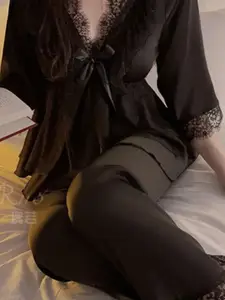 DressBerry Women Solid Night suit