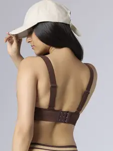 FEIER FlexRib Women Workout Anti Bacterial Full Coverage Convertible  Gym Bra